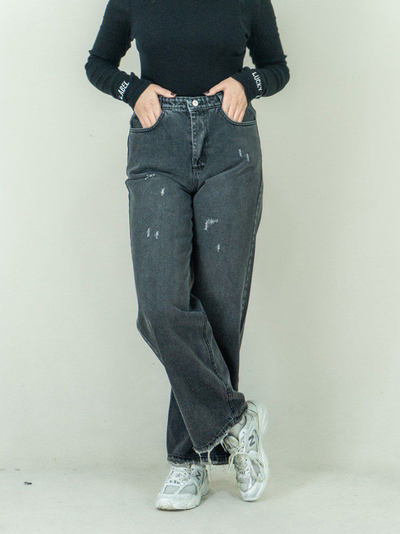 شلوار جین نیم بگ