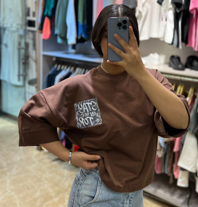 تیشرت باکسی stay