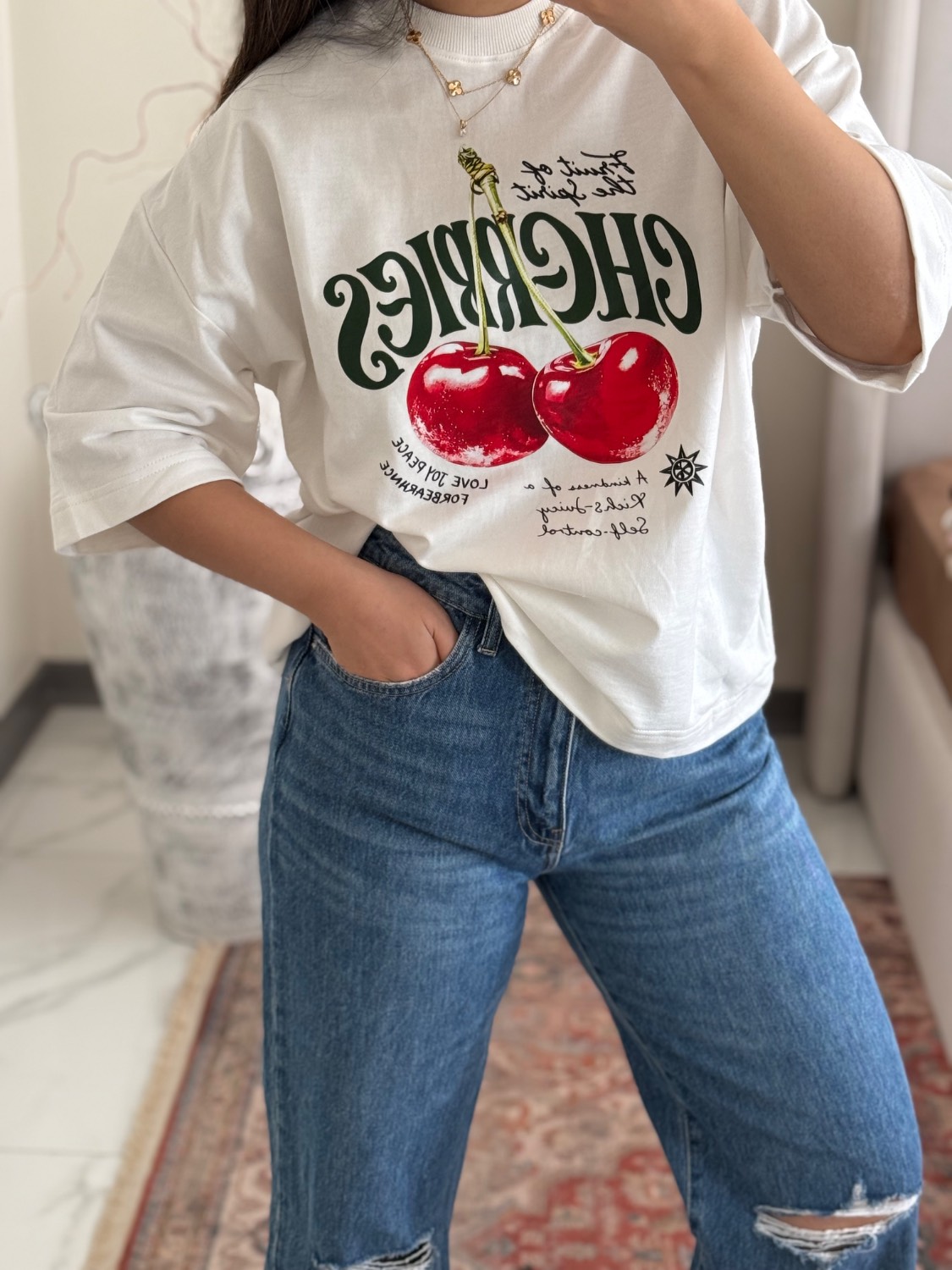 تیشرت تابستونی گیلاس🍒