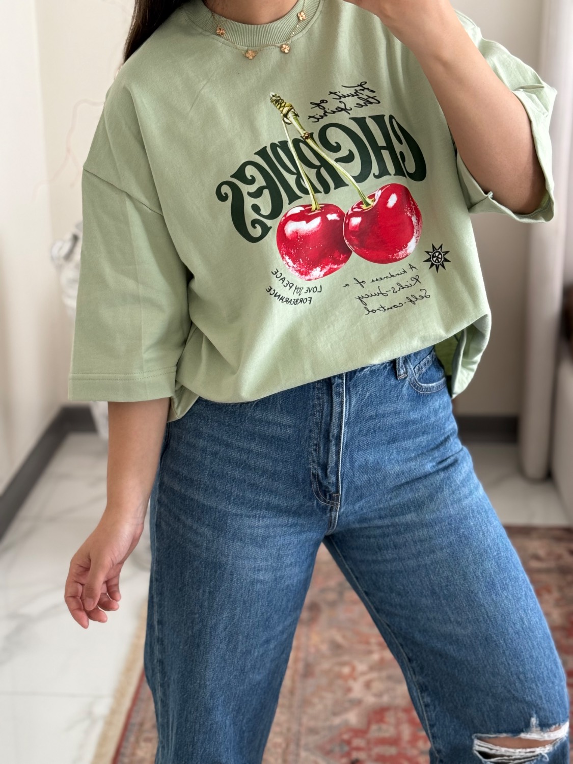 تیشرت تابستونی گیلاس🍒